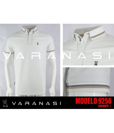 PLAYERA TIPO POLO CABALLERO VARANASI