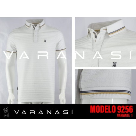 PLAYERA TIPO POLO CABALLERO VARANASI