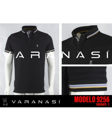 PLAYERA TIPO POLO CABALLERO VARANASI