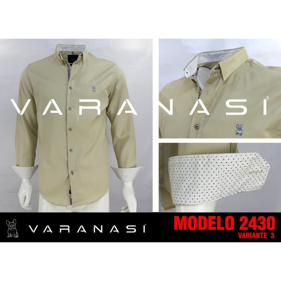 CAMISA CABALLERO MANGA LARGA VARANASI