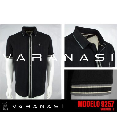 PLAYERA TIPO POLO CABALLERO VARANASI