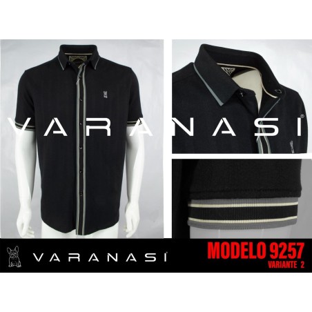 PLAYERA TIPO POLO CABALLERO VARANASI