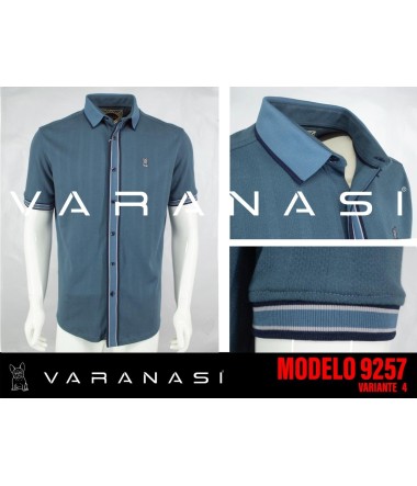 PLAYERA TIPO POLO CABALLERO VARANASI