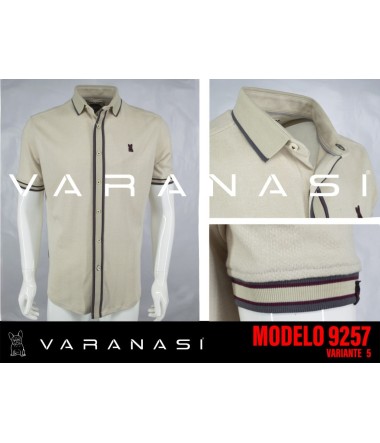 PLAYERA TIPO POLO CABALLERO VARANASI