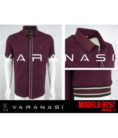 PLAYERA TIPO POLO CABALLERO VARANASI