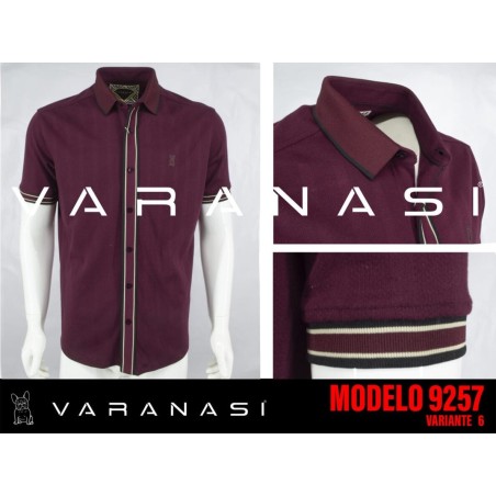 PLAYERA TIPO POLO CABALLERO VARANASI