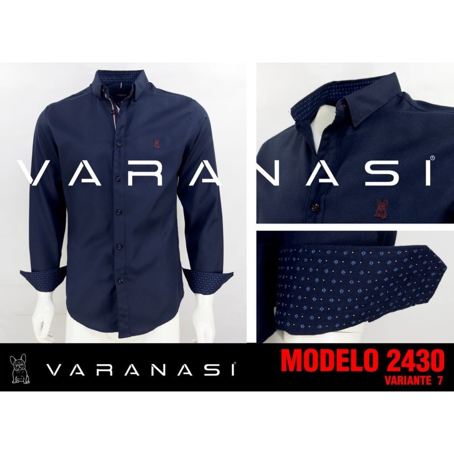 CAMISA CABALLERO MANGA LARGA VARANASI