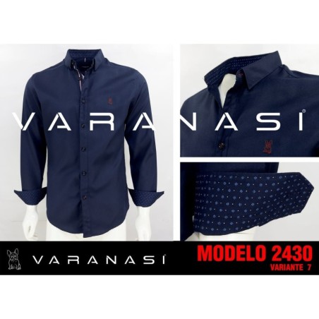 CAMISA CABALLERO MANGA LARGA VARANASI