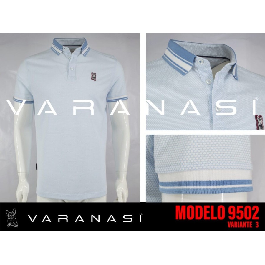 PLAYERA TIPO POLO CABALLERO VARANASI PLAYERA TIPO POLO CABALLERO VARANASI