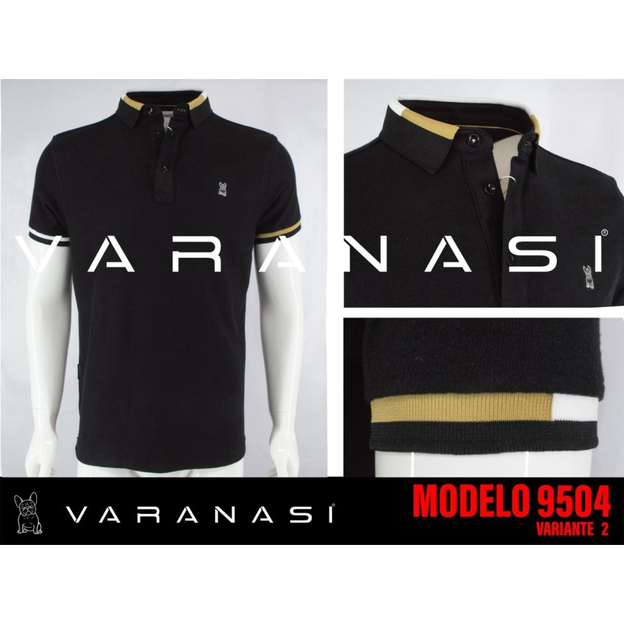 PLAYERA TIPO POLO CABALLERO VARANASI PLAYERA TIPO POLO CABALLERO VARANASI