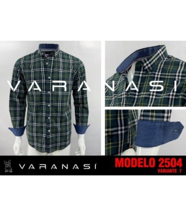 CAMISA CABALLERO MANGA LARGA VARANASI