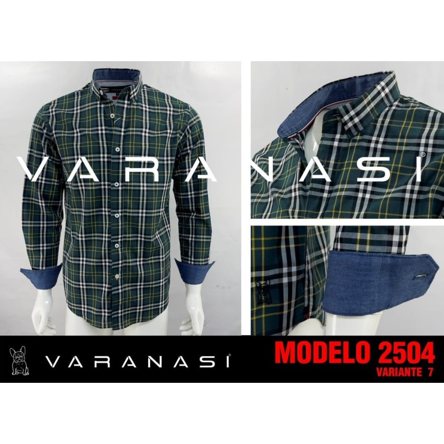 CAMISA CABALLERO MANGA LARGA VARANASI