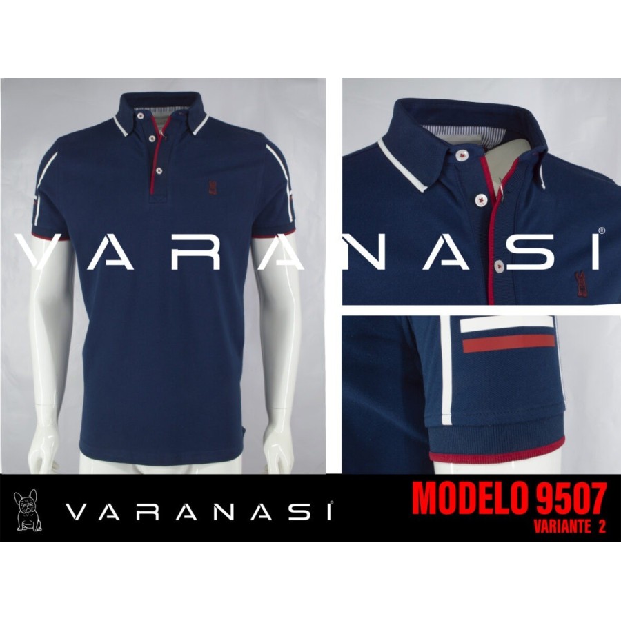 PLAYERA TIPO POLO CABALLERO VARANASI PLAYERA TIPO POLO CABALLERO VARANASI