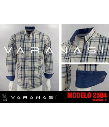 CAMISA CABALLERO MANGA LARGA VARANASI