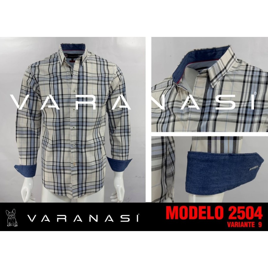 CAMISA CABALLERO MANGA LARGA VARANASI