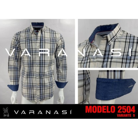 CAMISA CABALLERO MANGA LARGA VARANASI