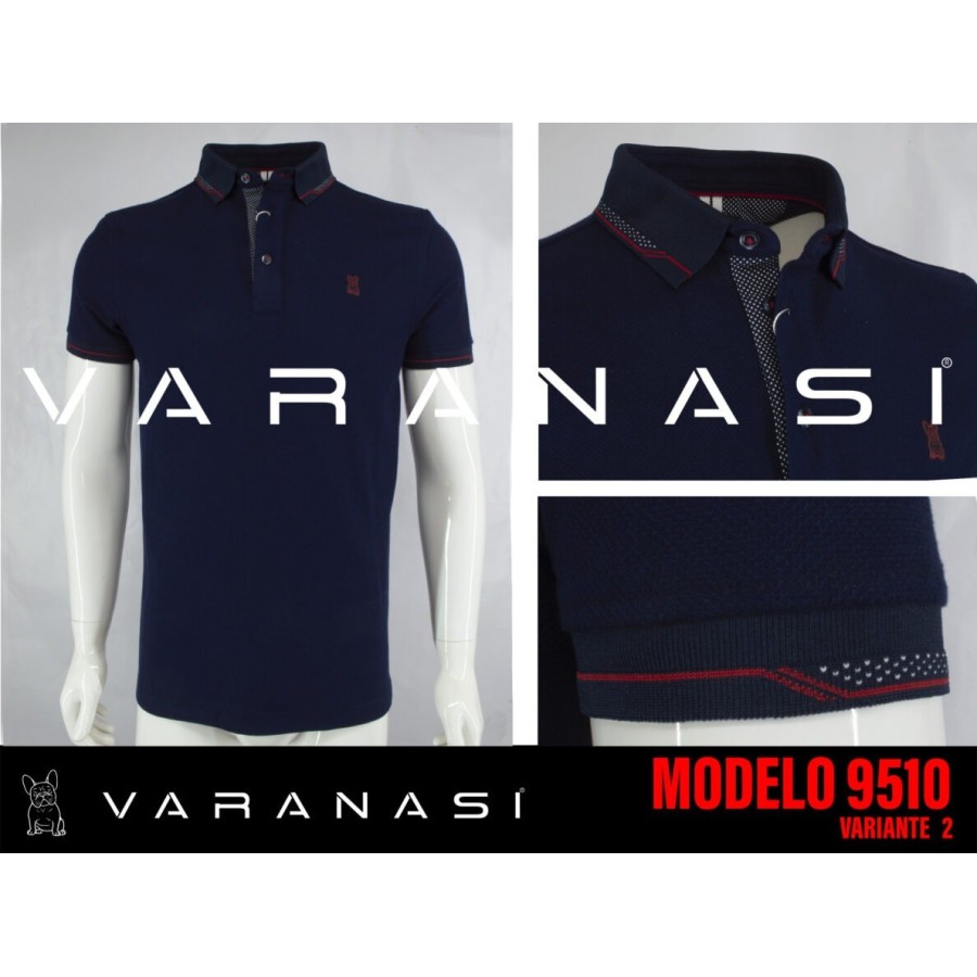 PLAYERA TIPO POLO CABALLERO VARANASI PLAYERA TIPO POLO CABALLERO VARANASI