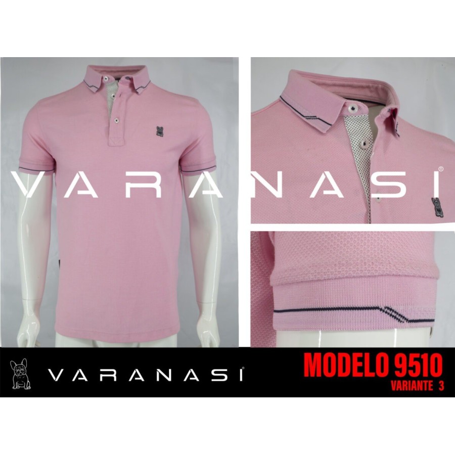 PLAYERA TIPO POLO CABALLERO VARANASI PLAYERA TIPO POLO CABALLERO VARANASI