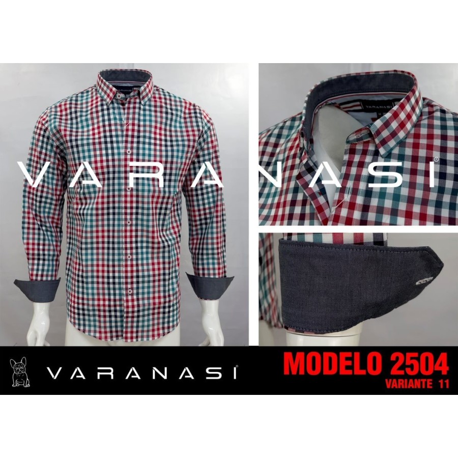 CAMISA CABALLERO MANGA LARGA VARANASI