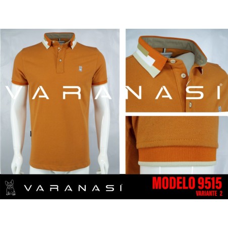 PLAYERA TIPO POLO CABALLERO VARANASI