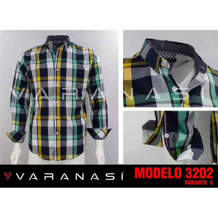 CAMISA CABALLERO MANGA LARGA VARANASI CAMISA CABALLERO MANGA LARGA VARANASI