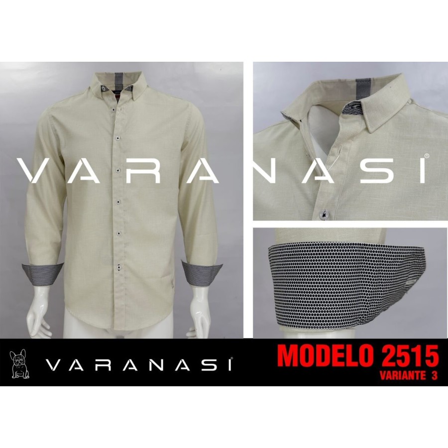 CAMISA CABALLERO MANGA LARGA VARANASI