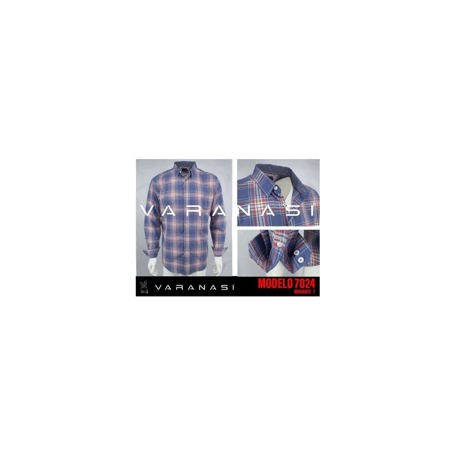 CAMISA CABALLERO MANGA LARGA VARANASI