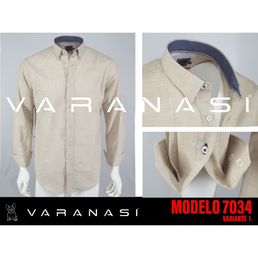 CAMISA CABALLERO MANGA LARGA VARANASI