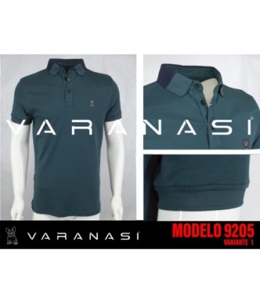 PLAYERA TIPO POLO CABALLERO VARANASI