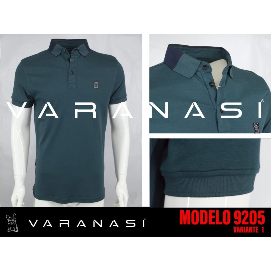 PLAYERA TIPO POLO CABALLERO VARANASI