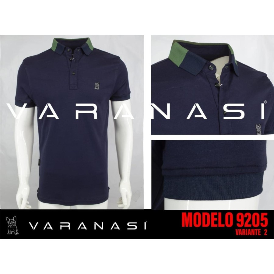 PLAYERA TIPO POLO CABALLERO VARANASI