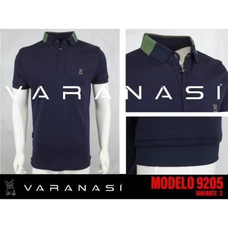 PLAYERA TIPO POLO CABALLERO VARANASI
