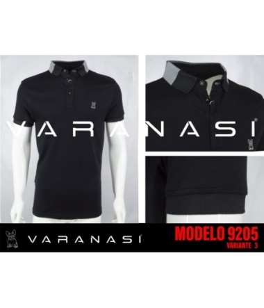 PLAYERA TIPO POLO CABALLERO VARANASI