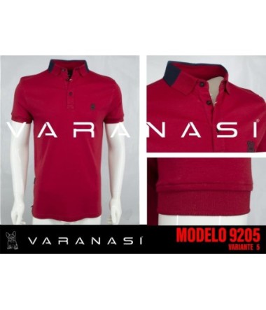 PLAYERA TIPO POLO CABALLERO VARANASI