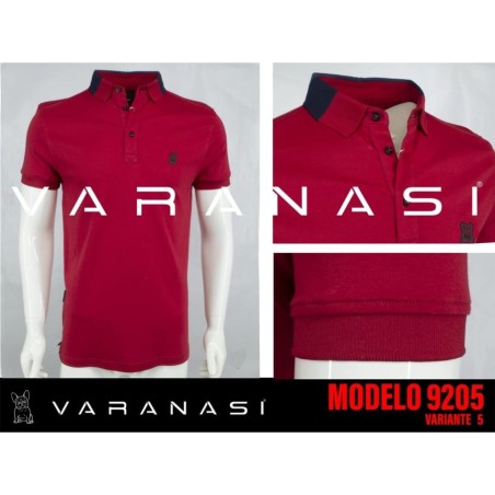 PLAYERA TIPO POLO CABALLERO VARANASI