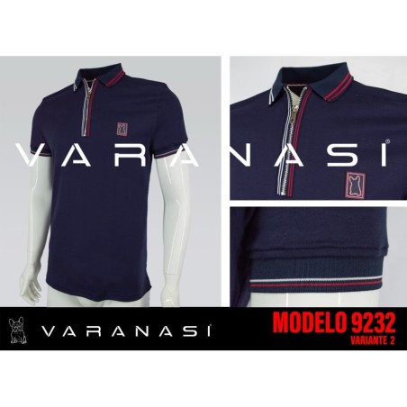 PLAYERA TIPO POLO CABALLERO VARANASI