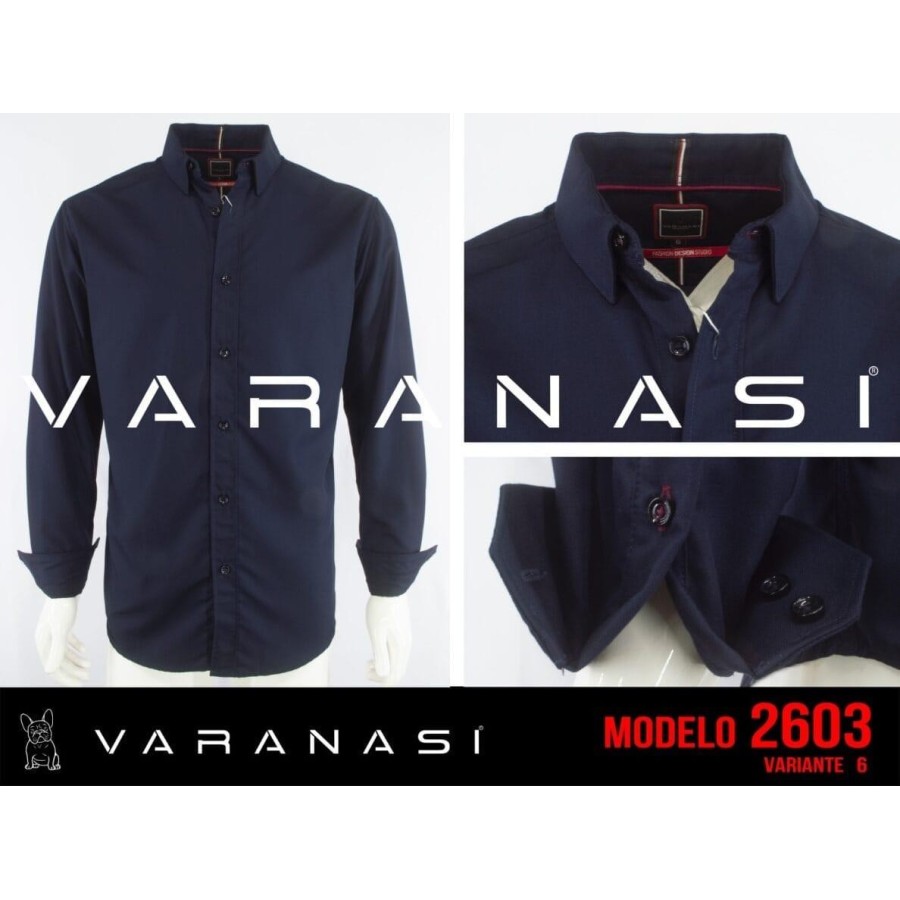 CAMISA CABALLERO MANGA LARGA VARANASI