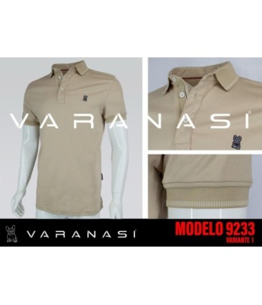 PLAYERA TIPO POLO CABALLERO VARANASI