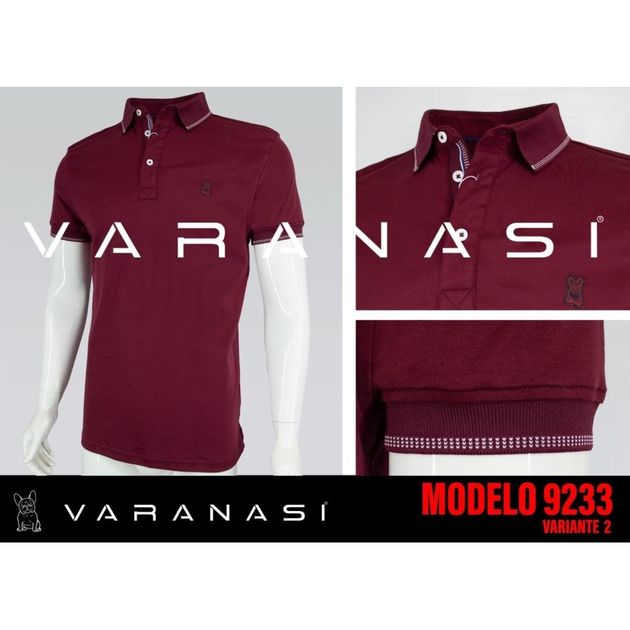 PLAYERA TIPO POLO CABALLERO VARANASI