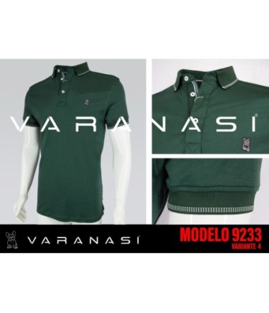 PLAYERA TIPO POLO CABALLERO VARANASI