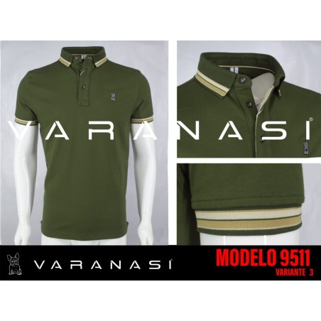 PLAYERA TIPO POLO CABALLERO VARANASI
