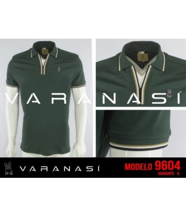 PLAYERA TIPO POLO CABALLERO VARANASI