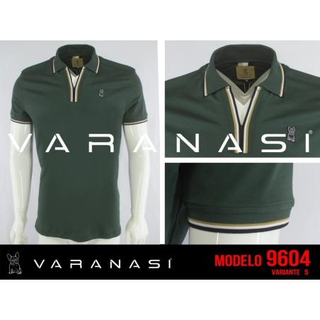 PLAYERA TIPO POLO CABALLERO VARANASI
