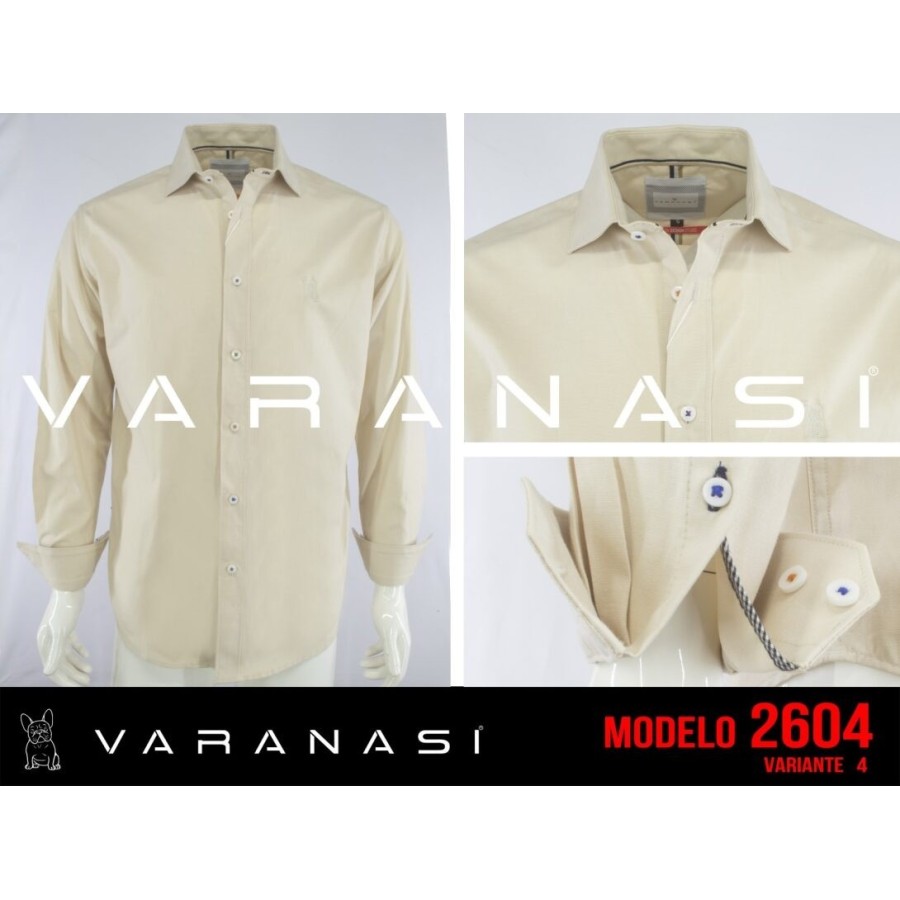 CAMISA CABALLERO MANGA LARGA VARANASI