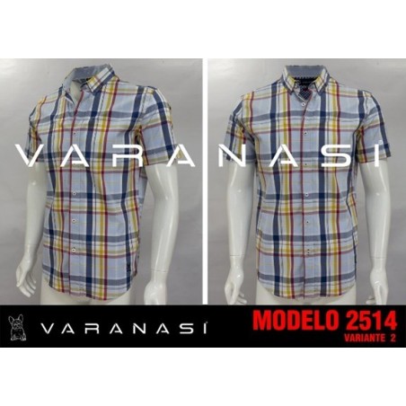 CAMISA CABALLERO MANGA CORTA VARANASI