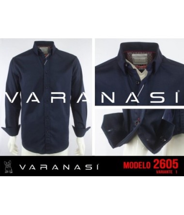 CAMISA CABALLERO MANGA LARGA VARANASI