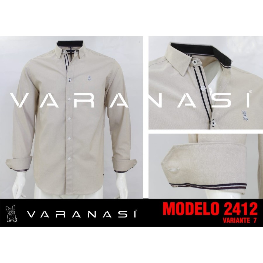 CAMISA CABALLERO MANGA LARGA VARANASI CAMISA CABALLERO MANGA LARGA VARANASI