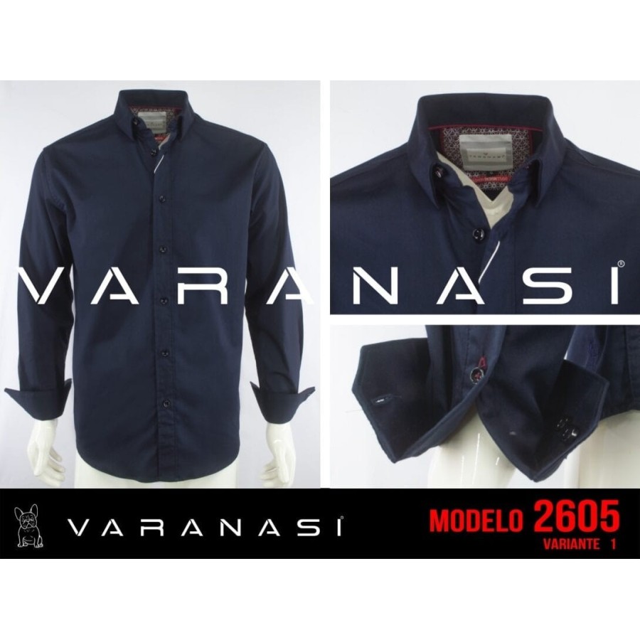 CAMISA CABALLERO MANGA LARGA VARANASI
