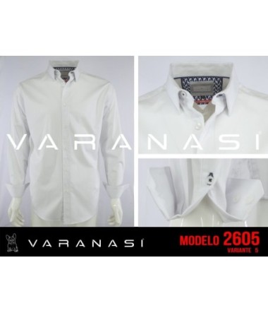 CAMISA CABALLERO MANGA LARGA VARANASI