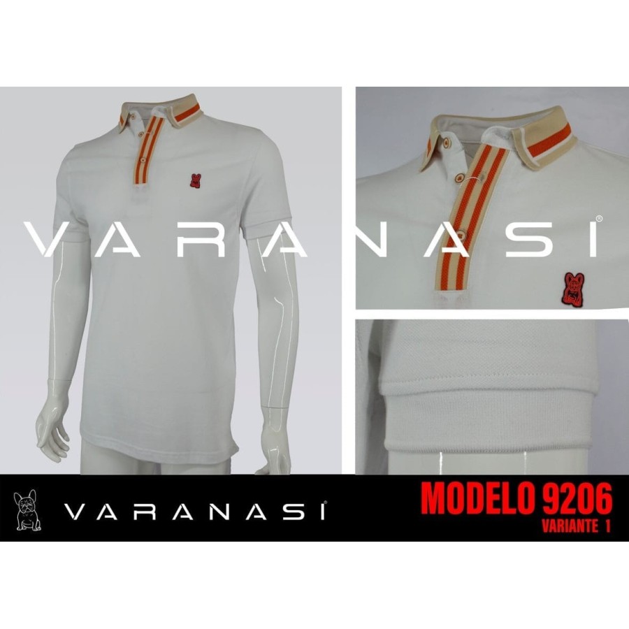 PLAYERA TIPO POLO CABALLERO VARANASI